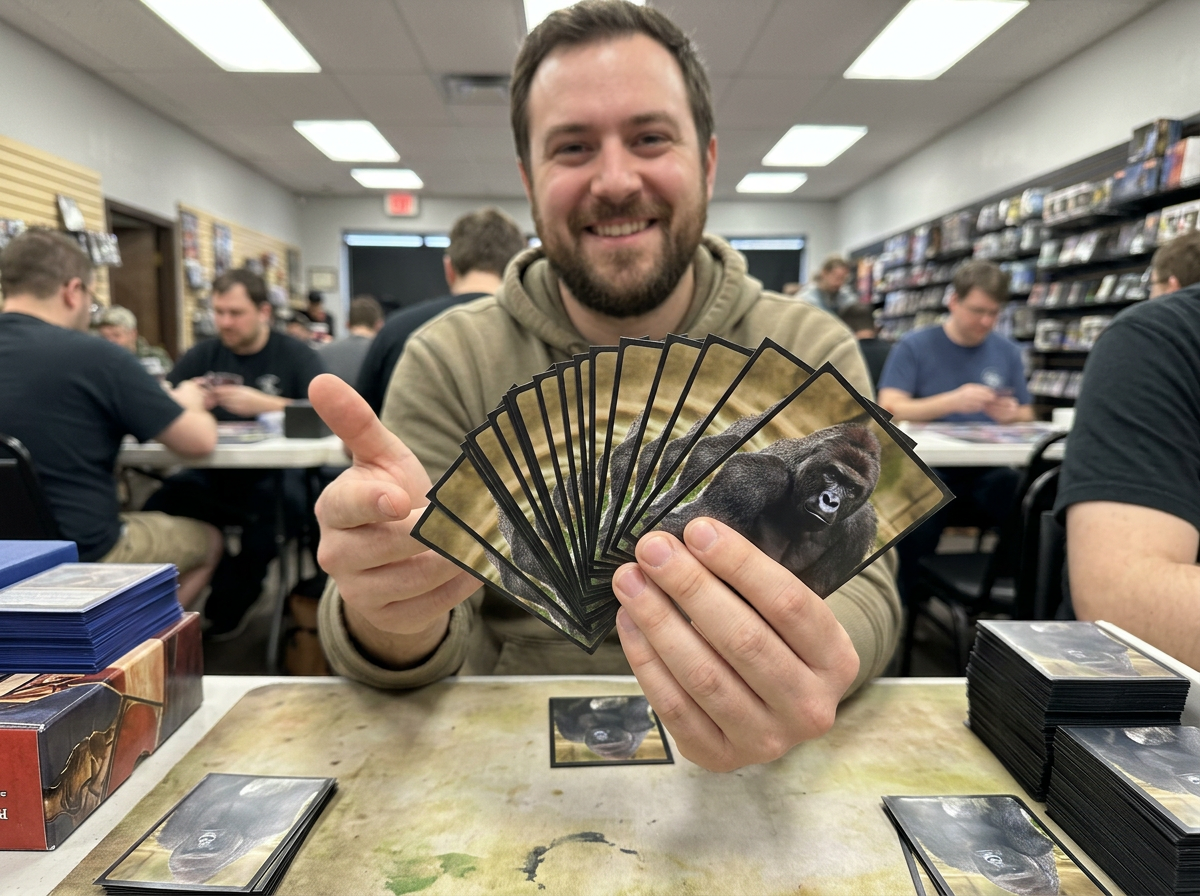 Michigan Card Co custom TCG playmats, sleeves, deck boxes and slab cards